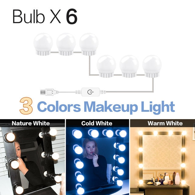 LED Makeup Mirror Vanity Light Bulbs