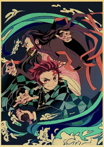 Demon Slayer Kimetsu No Yaiba Anime Poster