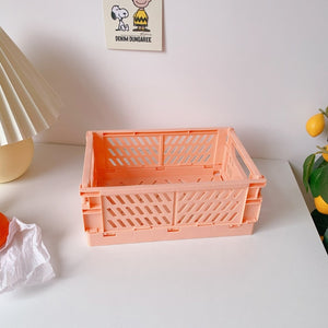 High-Capacity Foldable Plastic Storage Bin – Orange Moon Co.