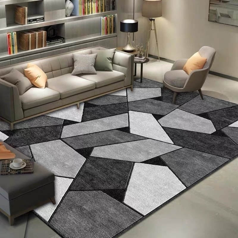 ray's Geometric Printed Modern Rug