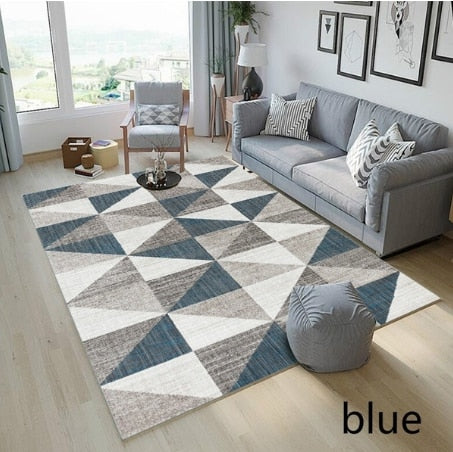 ray's Geometric Printed Modern Rug