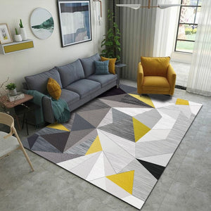 ray's Geometric Printed Modern Rug