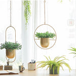 Load image into Gallery viewer, Nordic Chain Metal Hanging Flower Vase
