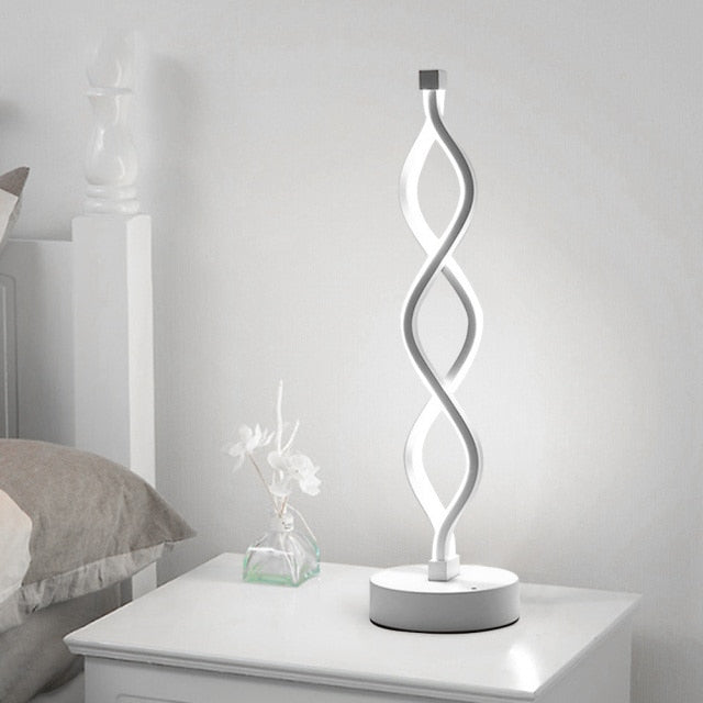 Modern Spiral Table Lamp