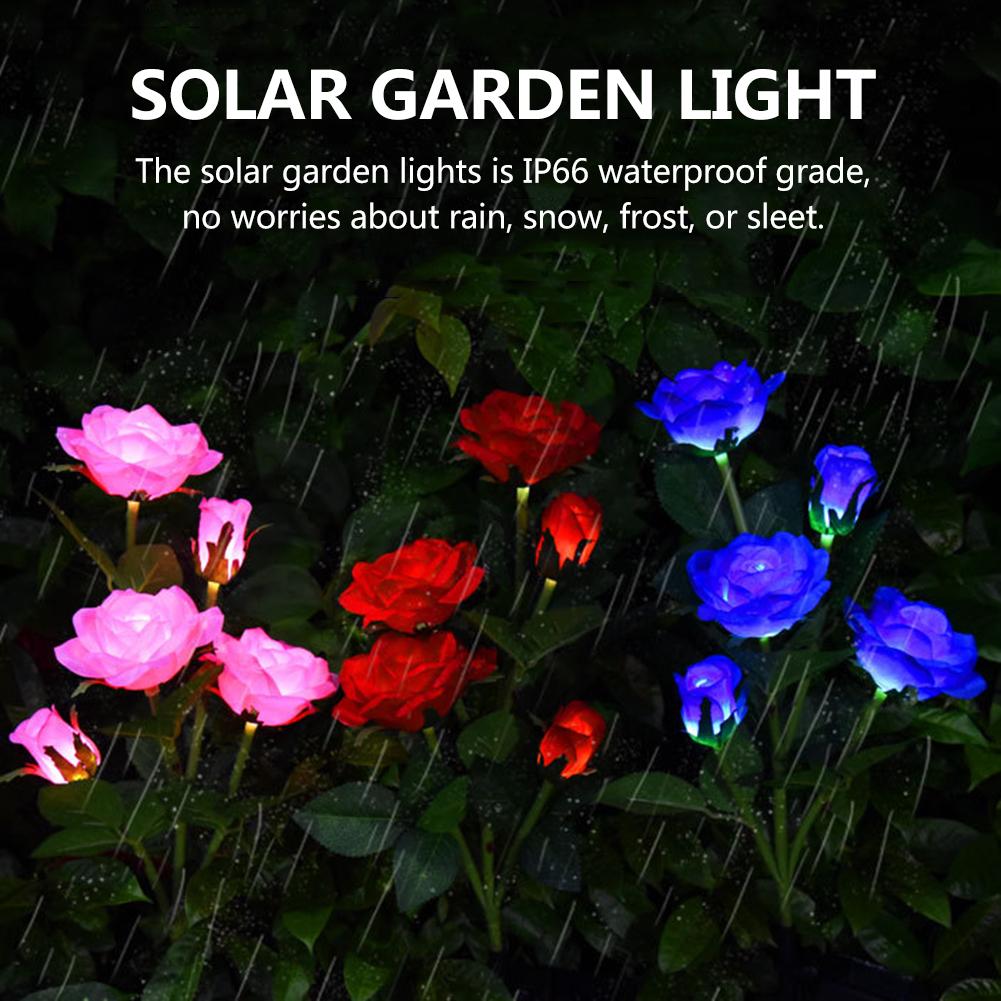 Solar Rose Flowers Lights