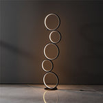 Load image into Gallery viewer, Modern LED Ring Floor Lamp
