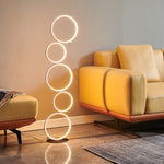 Load image into Gallery viewer, Modern LED Ring Floor Lamp
