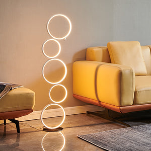 Modern LED Ring Floor Lamp