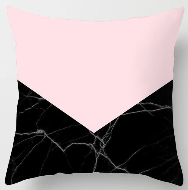 Pink and hot sale black throw pillows