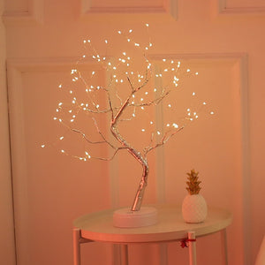 Venice Rose Flower Tree LED Table Lamp