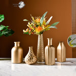 Load image into Gallery viewer, Minimalist Star Gold Luxury Glass Vase
