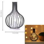 Load image into Gallery viewer, LED Moon Hemp Rope Rattan Lamp
