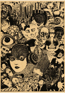 Poster Junji Ito - Faces of Horror, Wall Art, Gifts & Merchandise