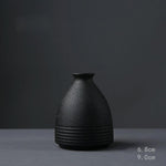 Load image into Gallery viewer, Multi-style Black Ceramic Vase
