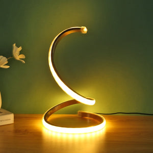 Modern Spiral Table Lamp