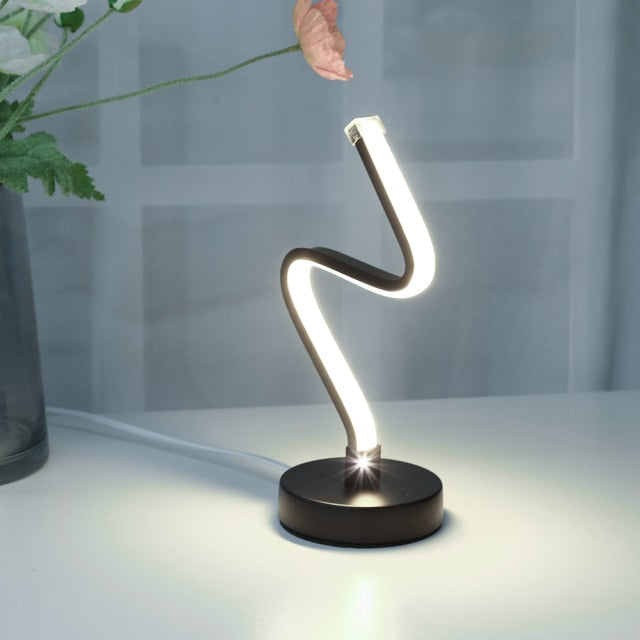 Modern Spiral Table Lamp