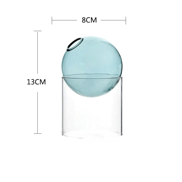 Spherical Hydroponic Transparent Vase